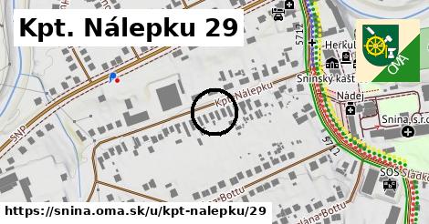 Kpt. Nálepku 29, Snina