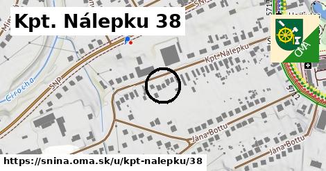 Kpt. Nálepku 38, Snina