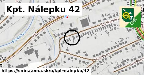 Kpt. Nálepku 42, Snina