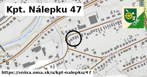 Kpt. Nálepku 47, Snina