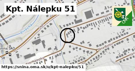 Kpt. Nálepku 51, Snina