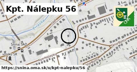 Kpt. Nálepku 56, Snina