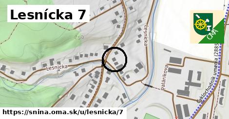 Lesnícka 7, Snina