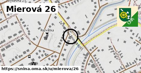 Mierová 26, Snina