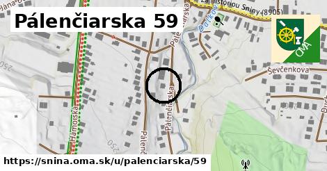 Pálenčiarska 59, Snina