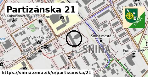 Partizánska 21, Snina