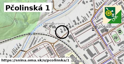 Pčolinská 1, Snina