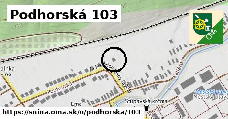 Podhorská 103, Snina