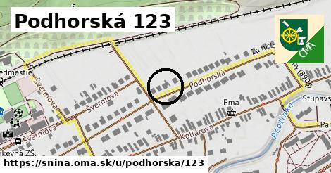 Podhorská 123, Snina