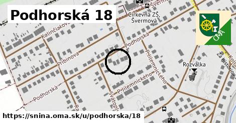 Podhorská 18, Snina