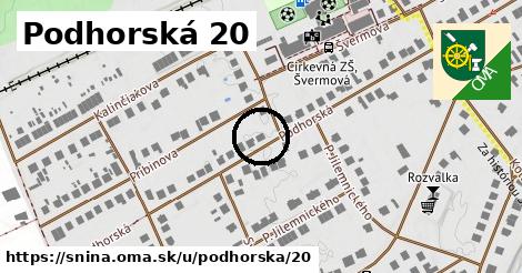 Podhorská 20, Snina