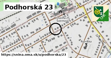 Podhorská 23, Snina