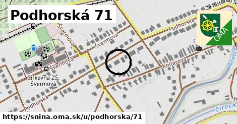 Podhorská 71, Snina