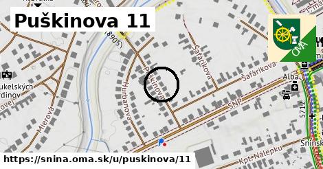 Puškinova 11, Snina