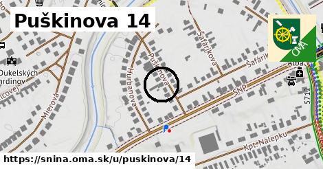 Puškinova 14, Snina