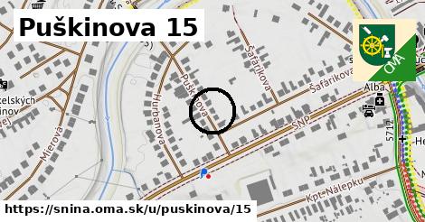 Puškinova 15, Snina