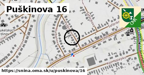 Puškinova 16, Snina