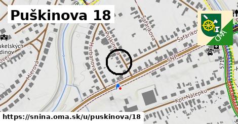 Puškinova 18, Snina