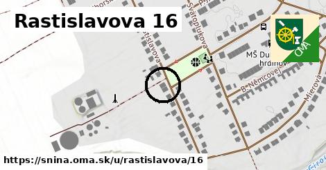 Rastislavova 16, Snina