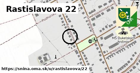 Rastislavova 22, Snina