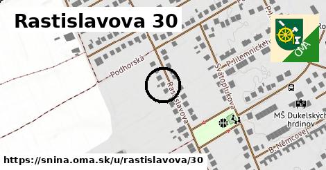 Rastislavova 30, Snina