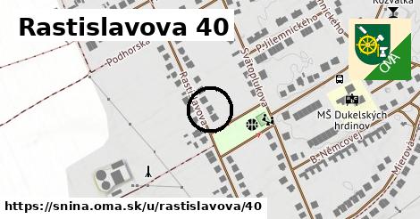 Rastislavova 40, Snina