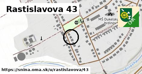 Rastislavova 43, Snina