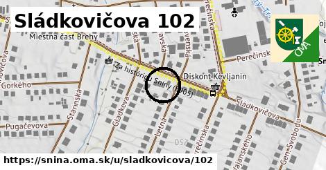 Sládkovičova 102, Snina