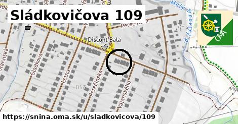 Sládkovičova 109, Snina