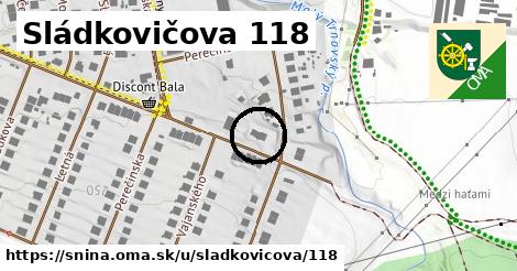 Sládkovičova 118, Snina