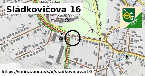 Sládkovičova 16, Snina