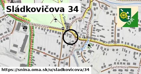 Sládkovičova 34, Snina