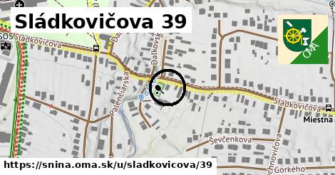 Sládkovičova 39, Snina