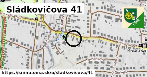 Sládkovičova 41, Snina