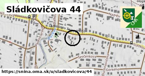 Sládkovičova 44, Snina