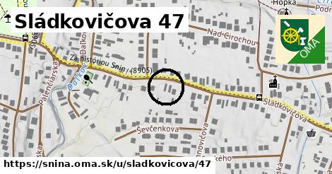 Sládkovičova 47, Snina