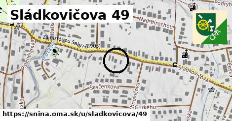 Sládkovičova 49, Snina