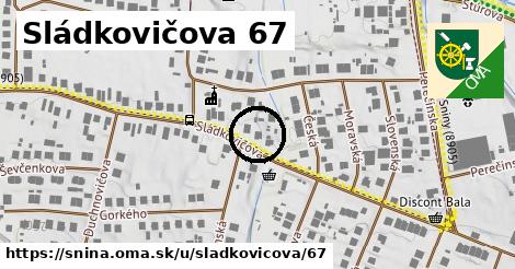 Sládkovičova 67, Snina