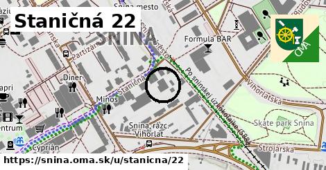 Staničná 22, Snina