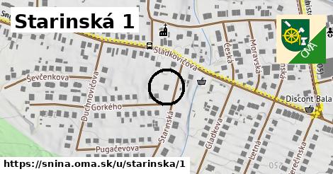 Starinská 1, Snina