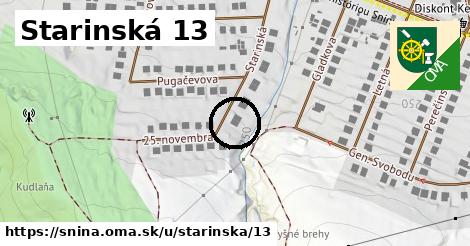 Starinská 13, Snina