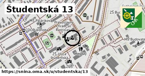 Študentská 13, Snina