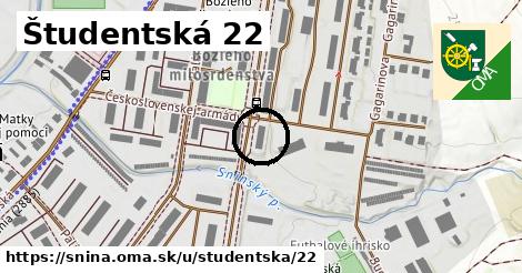 Študentská 22, Snina