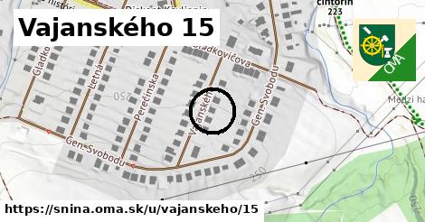 Vajanského 15, Snina