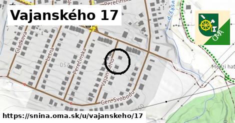 Vajanského 17, Snina