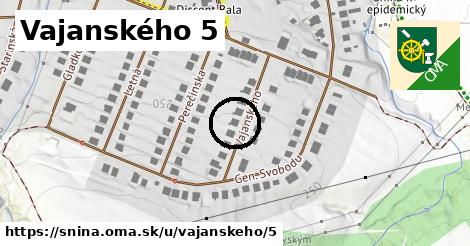 Vajanského 5, Snina