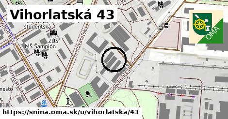 Vihorlatská 43, Snina