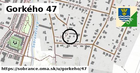 Gorkého 47, Sobrance