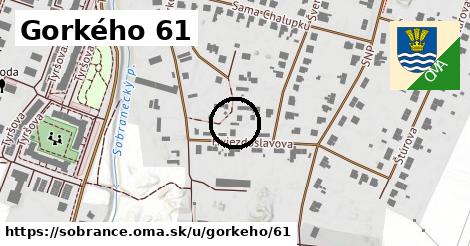 Gorkého 61, Sobrance