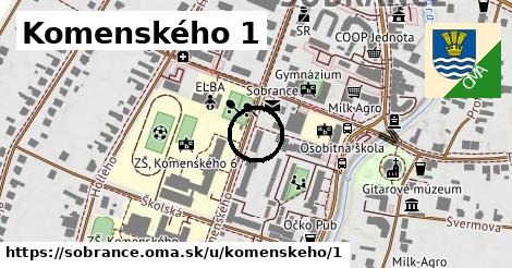 Komenského 1, Sobrance